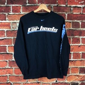 Vintage UNC Tar Heels 90's Mens Long Sleeve Nike Shirt